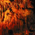 Blick zu den Stalaktiten der Grotte Baredine - Porec - Istrien