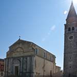 Kirche von Umag mit Glockenturm - Istrien