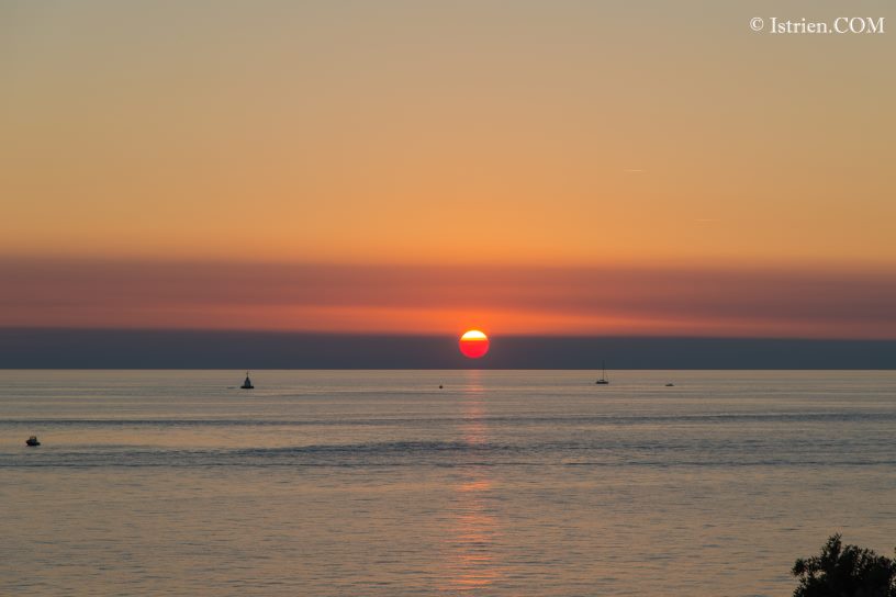 Sonnenuntergang mit Meerblick 5 in Vrsar - Istrien - Kroatien