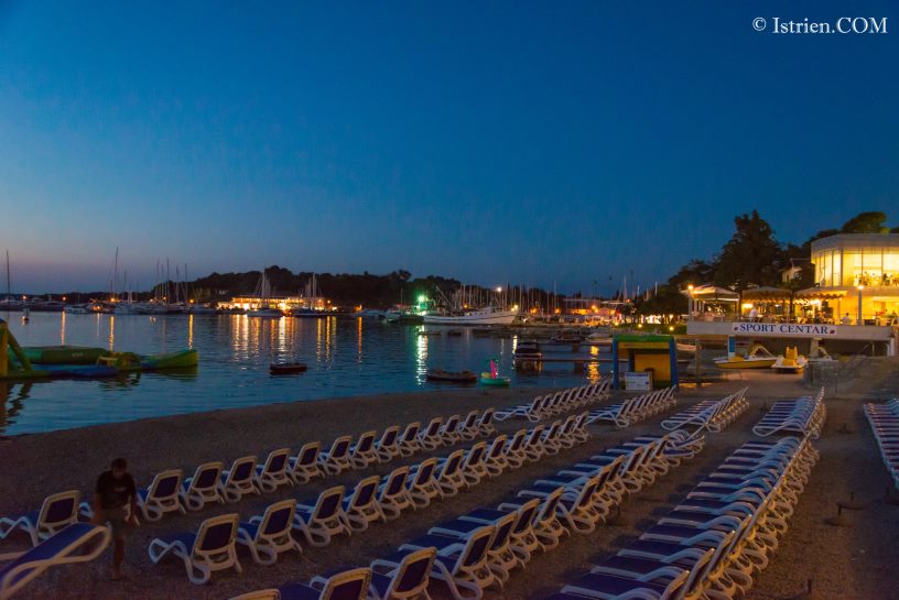 Vrsar - Abendstimmung am Strand - Istrien - Kroatien