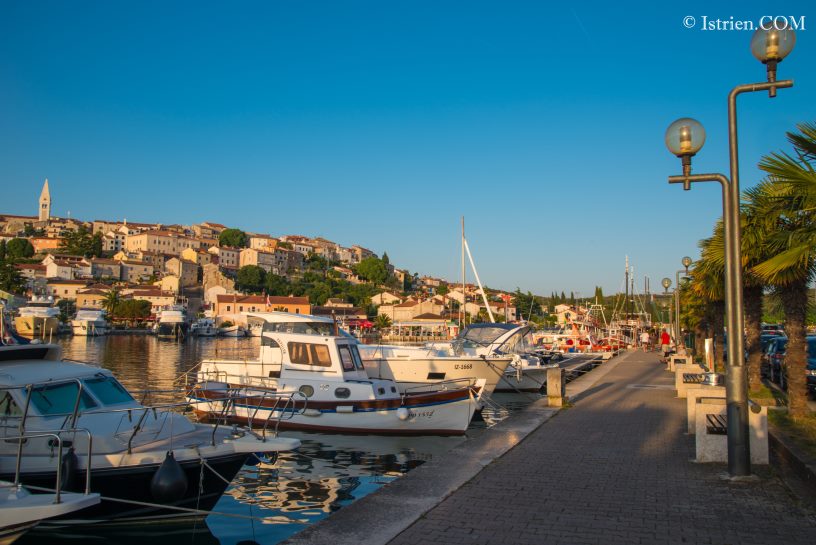 Uferpromenade - Hafen Vrsar in Istrien - Kroatien