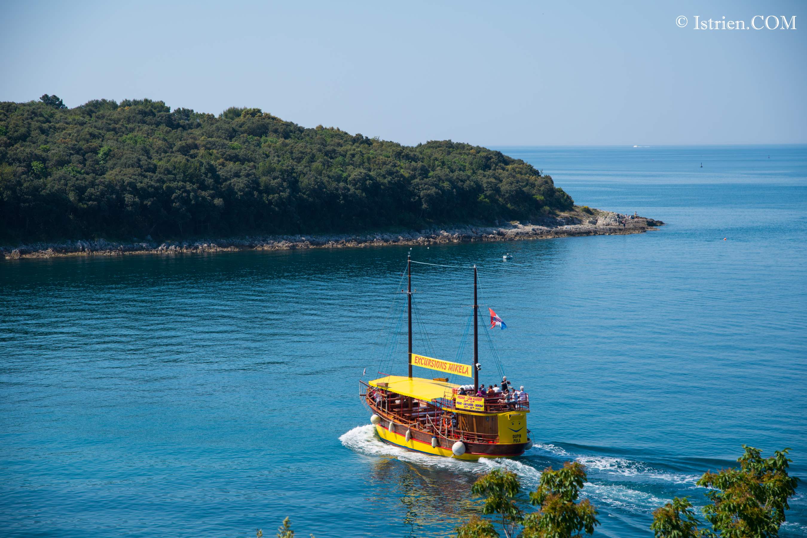 Excursions Boot in Istrien - Kroatien