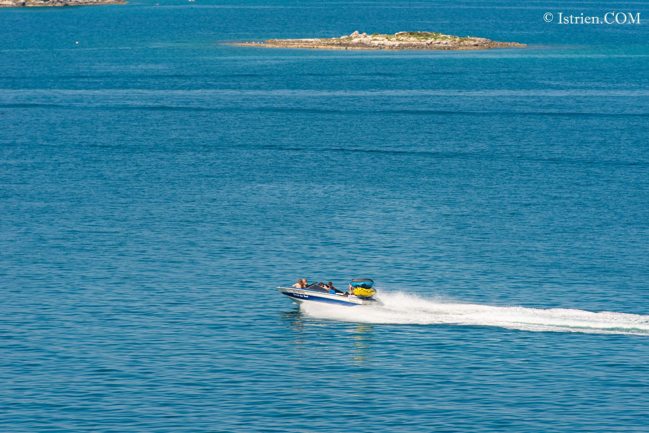 Motorboot - Vrsar in Istrien - Kroatien