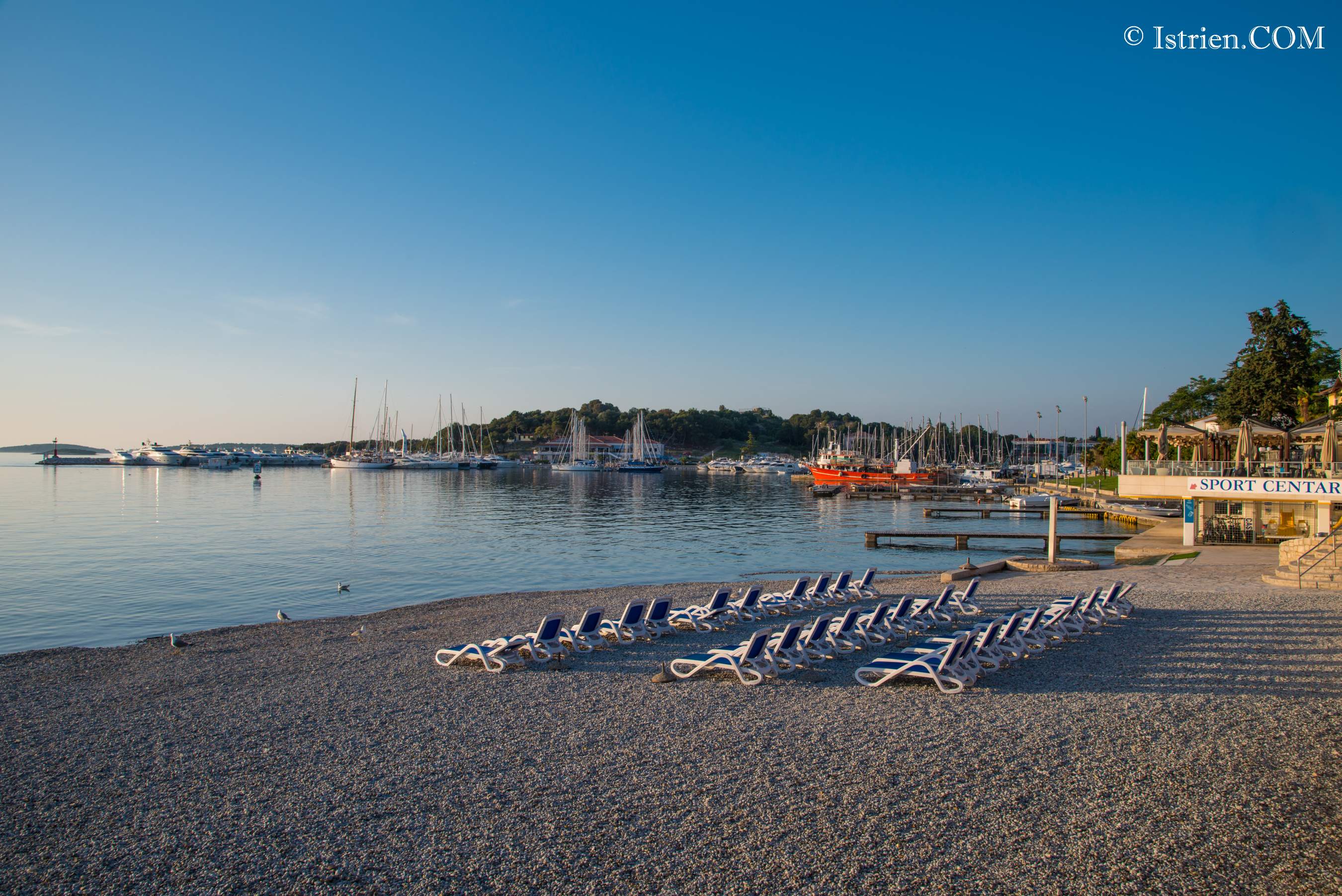 Strand am Abend - Vrsar in Istrien - Kroatien