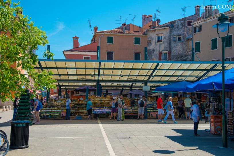 Markt in Rovinj - Kroatien - Mai 2015