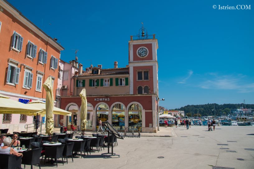 Restaurant am Uhrturm - Hafen - Rovinj - Istrien - Mai 2015