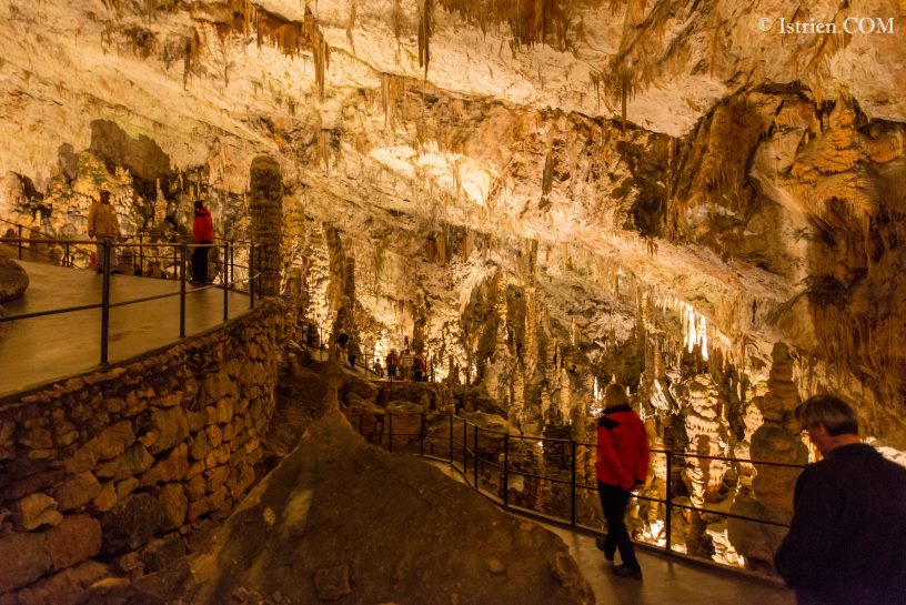 Ansicht der Wege - Höhle von Postojna - Slovenien - Istrien