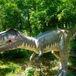 Kleiner T-Rex im DinoPark Funtana in Istrien
