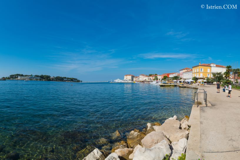 Hafenansicht in Poreč - Istrien - Kroatien
