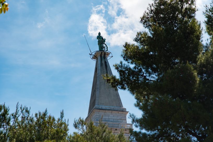 Istrien - Blick zum Kirchturm in Rovinj